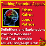 Teaching Rhetorical Appeals - Ethos, Kairos, Logos & Patho