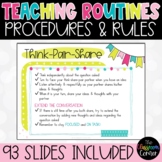 Teaching Routines Expectations and Procedures