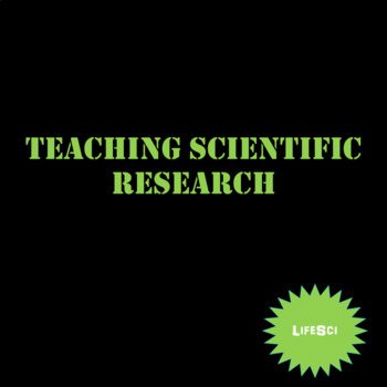 Preview of Teaching Scientific Research