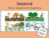 Teaching Seasons: Story + Language Activities