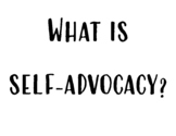 Teaching Self-Advocacy