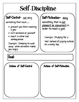 discipline assignments for middle school