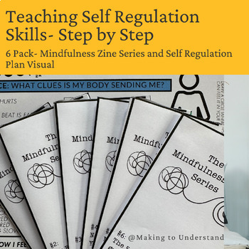 Preview of Teaching Self Regulation Skills- 6 Mini Books