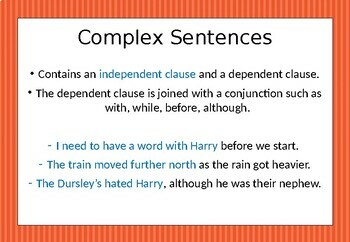 Teaching Sentence Structure through Harry Potter by Literacy Class