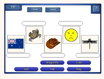 Preview of Phonics - Short Vowel Sounds - Interactive Whiteboard