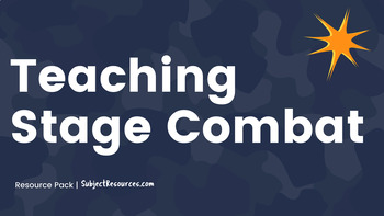 Preview of Teaching Stage Combat - Resource Pack