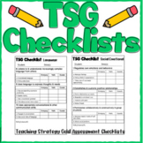 Teaching Strategies Checklists for Assessments