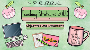 Preview of Teaching Strategies GOLD Resource