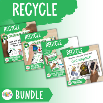 Preview of Reduce Reuse Recycle Study Bundle for The Creative Curriculum