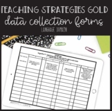 Teaching Strategies Gold (TSG) Preschool Data Collection F