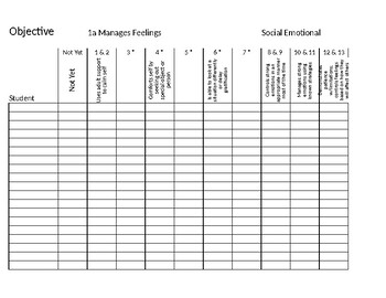 Preview of Teaching Strategies Objective checklist