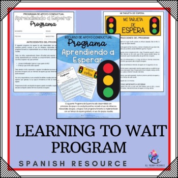 Preview of Teaching Students | Learning to Wait Program | ABA Program - SPANISH VERSION