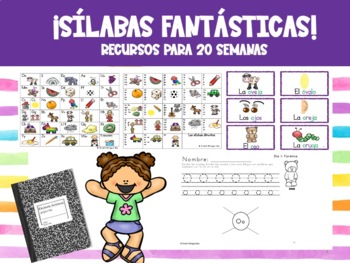 Preview of ¡Sílabas Fantásticas!