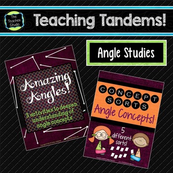 Preview of Types of Angles and Angle Activities Bundle
