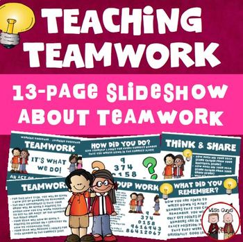Teaching Teamwork and Cooperation Learning Activity