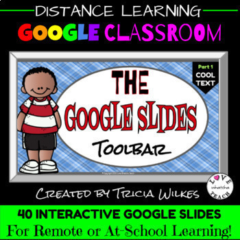 Preview of Teaching Technology - The Google Slides Toolbar