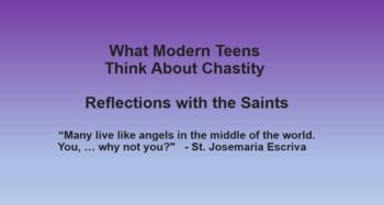 Preview of Teaching Chastity with Quotes from the Saints