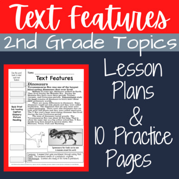 Preview of 2nd Grade Text Features
