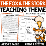 Teaching Theme Fables The Fox & the Stork | Aesop's Fable