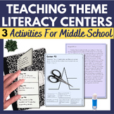 Teaching Theme Literacy Centers for Middle School