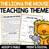 Teaching Theme The Lion and the Mouse | Aesop's Fable