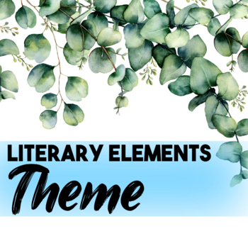 Preview of Teaching Theme in Literature - Lesson and Cloze Notes Graphic Organizer
