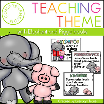 Teaching Theme With Elephant And Piggie Books By Made With Love Tpt