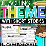 Teaching Theme with Short Stories Finding Theme Worksheets