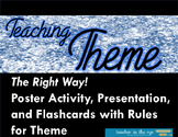 Teaching Theme...The Right Way! Handouts with Flashcards a