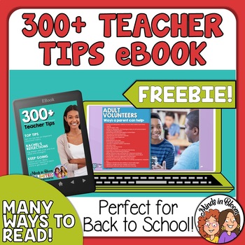 Preview of Teaching Tips eBook FREEBIE - 300+ Tips for Management, Organization, and More!