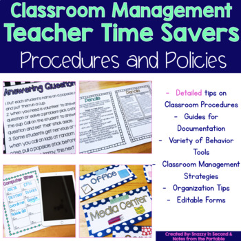 Preview of Classroom Management Time Savers