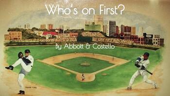 Preview of Tone and Point of View -  Abbott and Costello's Who's on First?