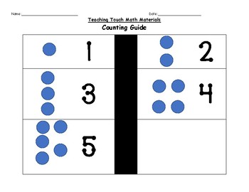 Teaching Touch Math - Learning Numbers 1-5 by BE Technological Educators