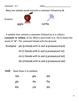 Teaching: Types of Syllables by Essential Reading- Language Skills