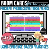 Teaching Verbs Boom Cards™: Present Progressive -ing