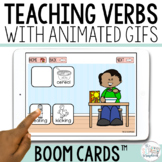Teaching Verbs- Present Progressive Verbs- Boom Cards for 