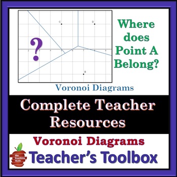 Preview of Teaching Voronoi Diagrams - Notes, Lesson, Google Forms Assignments (2) & Quiz
