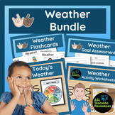 Teaching Weather Activities Bundle Sign Language Classroom