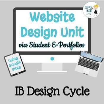 Preview of Teaching Website Design Skills via Student E-Portfolios & IB MYP Design Cycle