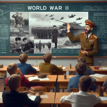 Preview of Teaching World War 2 Resources: Movie/Doc Viewing Guides/Projects/Lessons BUNDLE