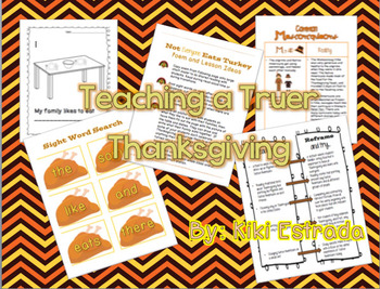 Preview of Teaching a Truer Thanksgiving
