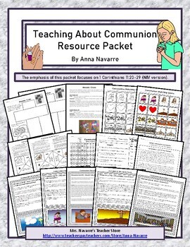 Preview of Teaching About Communion - Bible Resource Packet