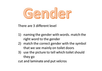 Preview of Teaching about Gender