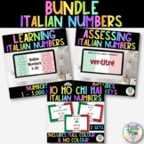 Teaching and Assessing Italian Numbers BUNDLE - Italian Ga