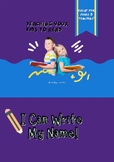 Teaching children to write letters Back to School  Printable