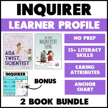 Preview of Teaching the Inquirer Learner Profile with Picture Books | PYP Activity Bundle