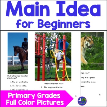 Preview of Main Idea & Supporting Details | Main Idea Elementary Level Photos