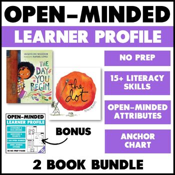 Preview of Teaching the Open-Minded Learner Profile Picture Books | PYP Activity Bundle