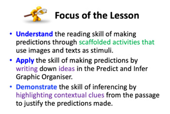 Preview of Teaching the reading sub-skill of Making Predictions