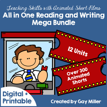 Preview of Teaching with Animated Short Films All in One Reading & Writing MEGA Bundle